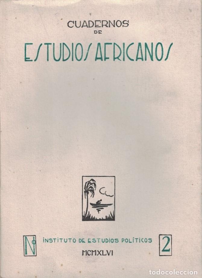 Libros: CUADERNOS DE ESTUDIOS AFRICANOS. N&ordm; 2. - AA.VV. - Foto 1