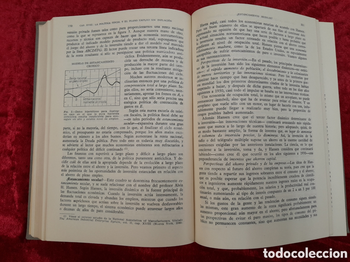 Libros: L-6794. CURSO DE ECONOMIA MODERNA. PAUL A. SAMUELSON. AGUILAR, MADRID, 1960. - Foto 6