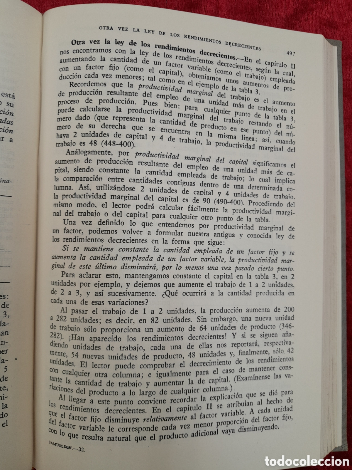 Libros: L-6794. CURSO DE ECONOMIA MODERNA. PAUL A. SAMUELSON. AGUILAR, MADRID, 1960. - Foto 8