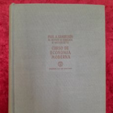 Libros: L-6794. CURSO DE ECONOMIA MODERNA. PAUL A. SAMUELSON. AGUILAR, MADRID, 1960.. Lote 390239599