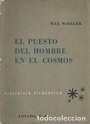 Libros: EL PUESTO DEL HOMBRE EN EL COSMOS - SCHELER, MAX - Foto 1