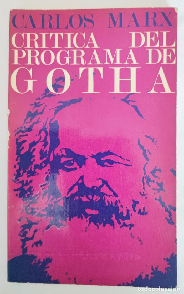 Libros: CR&Iacute;TICA DEL PROGRAMA DE GOTHA - Karl Marx; Friedrich Engels - Foto 1