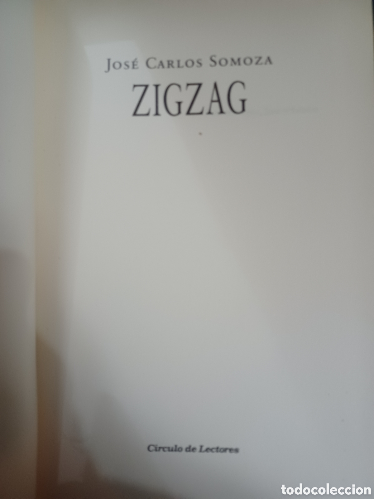 Libros: Barybook C91 Zigzag Jos&eacute; Carlos Somoza - Foto 1