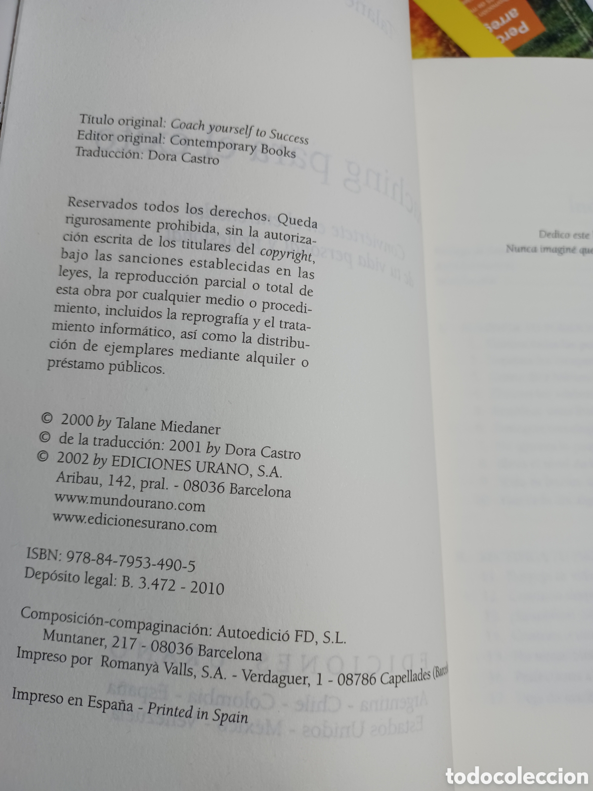 Libros: Barybook C92 Coaching para el &eacute;xito Talane Miedaner - Foto 4