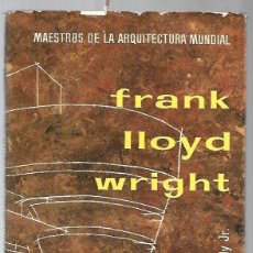 Libros: FRANK LLOYD WRIGHT. Lote 390433514