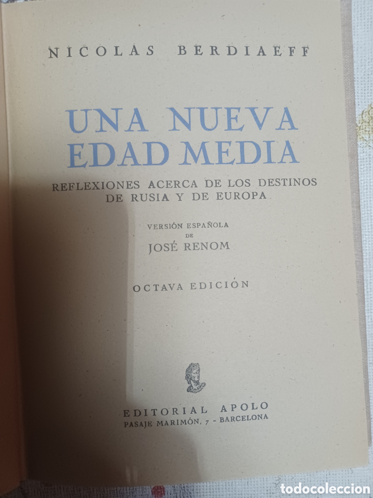 Libros: Barybook C93 Una nueva Edad Media Nicol&aacute;s Berdiaeff - Foto 2