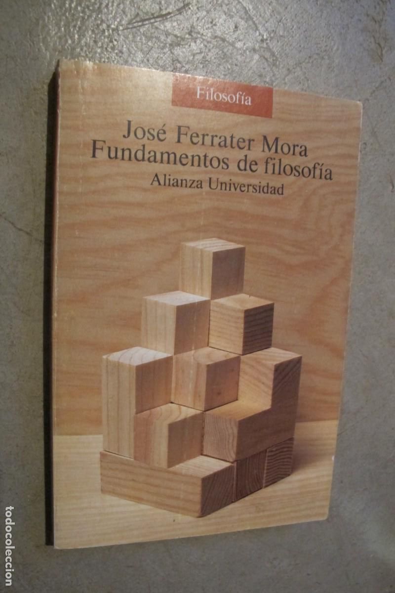 Libros: FUNDAMENTOS DE LA FILOSOFIA. JOSE FERRATER MORA. - Foto 1