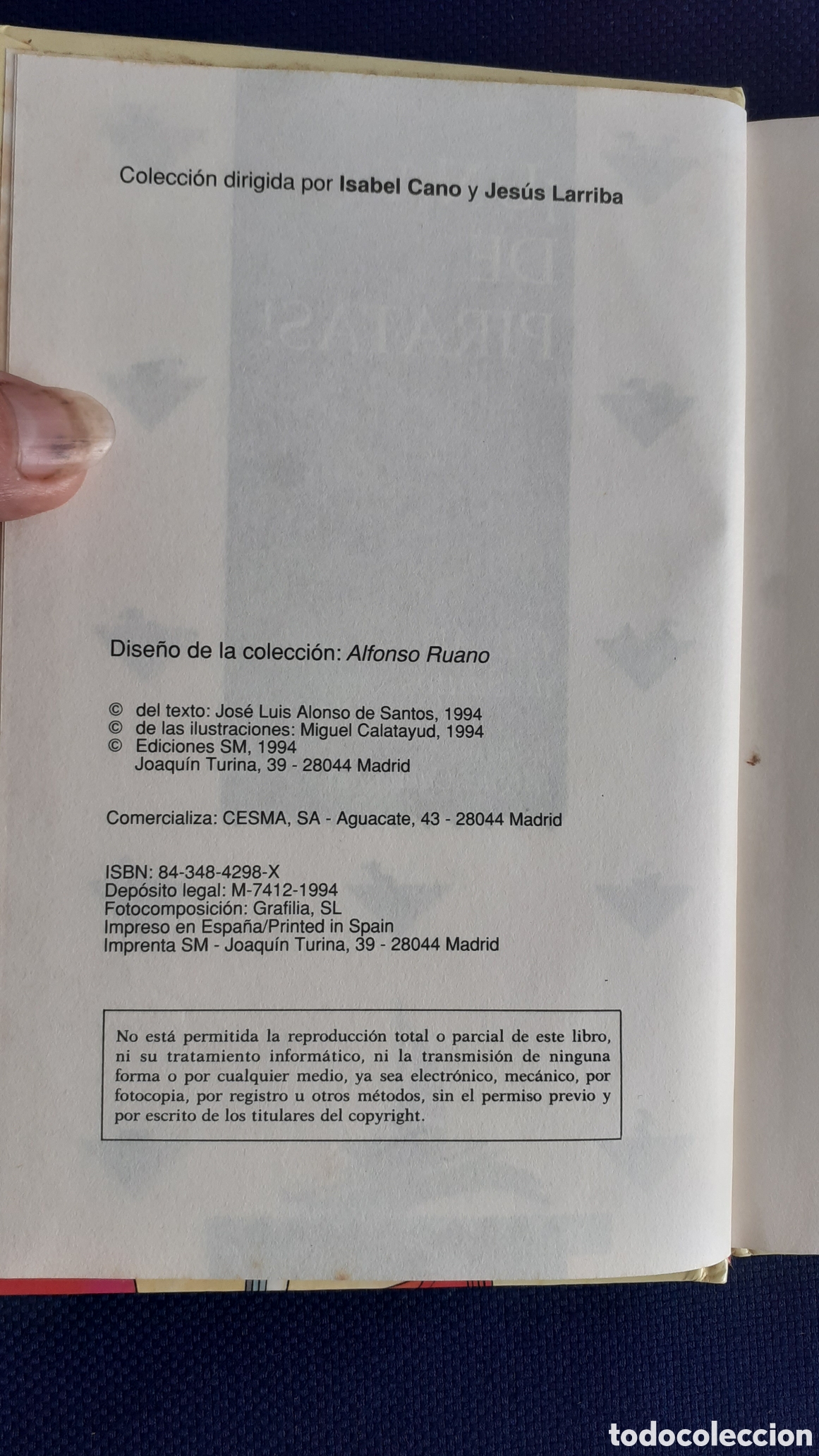 Libros: UNA DE PIRATAS, J.L. ALONSO DE SANTOS, ESTADO ACEPTABLE - Foto 2