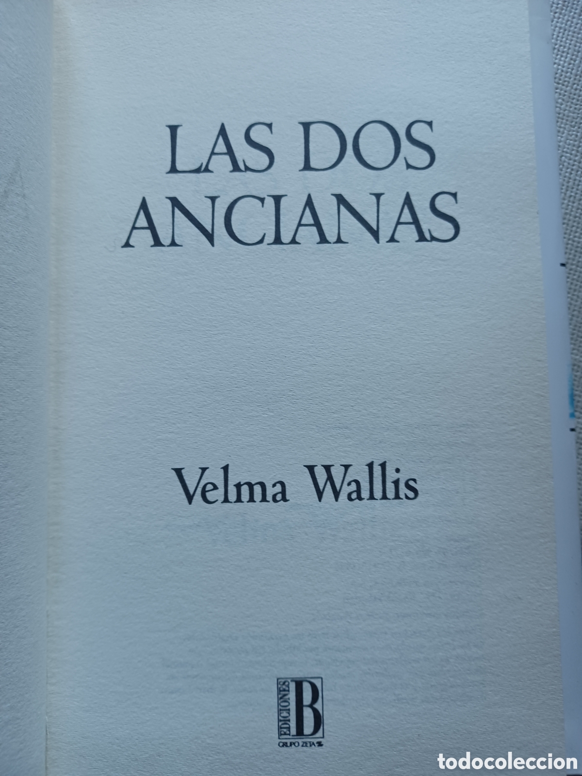 Libros: Barybook C95 Las dos Ancianas Velma Wallis - Foto 4