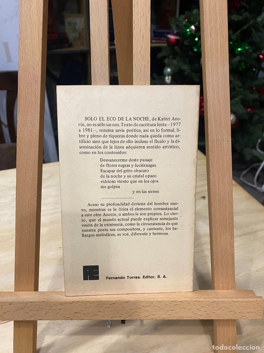 Libros: Solo el eco de la noche - Kat&eacute;ri Azorin - Foto 2