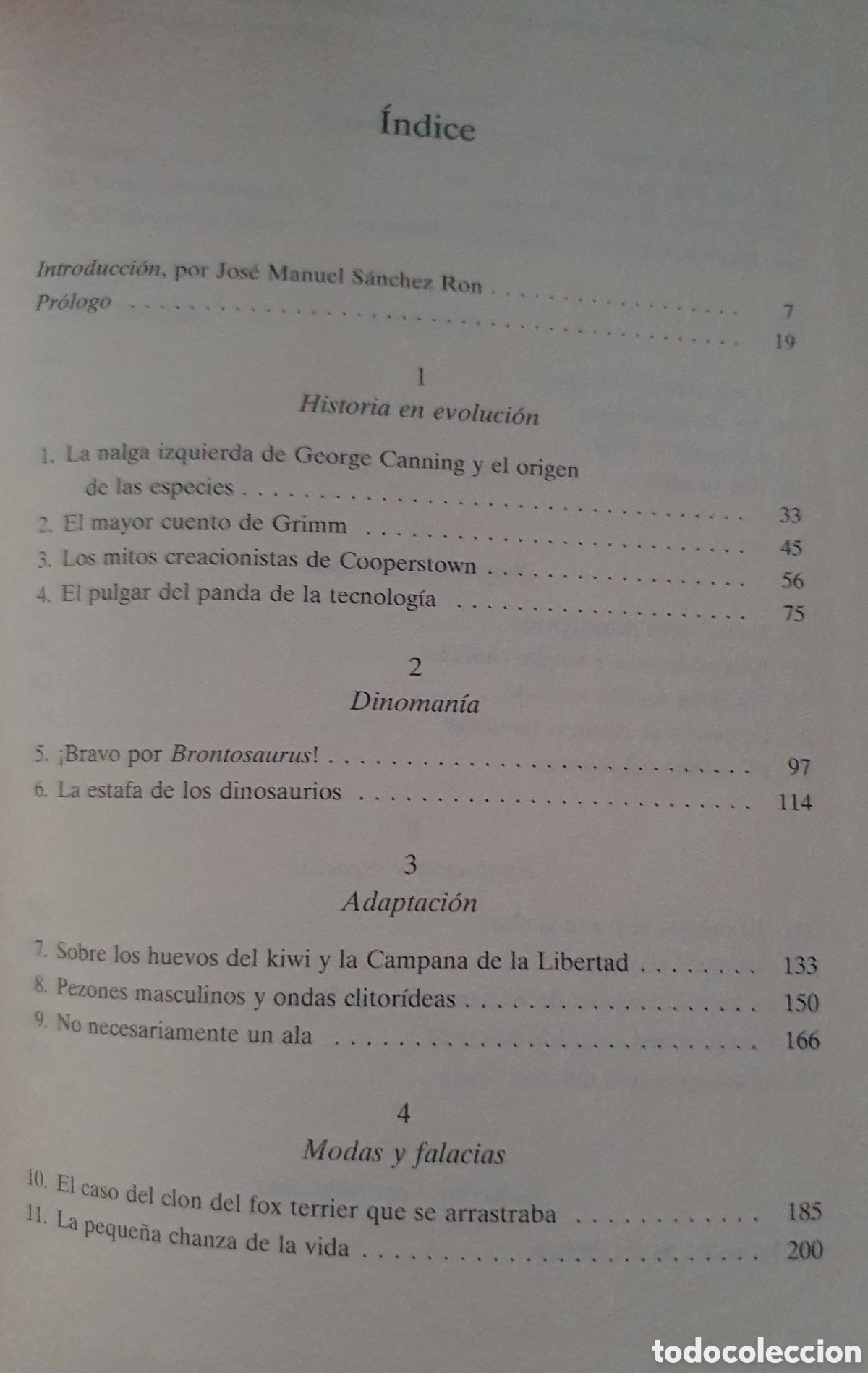 Libros: Stephen jay gould brontosaurus y la nalga del ministro - Foto 3