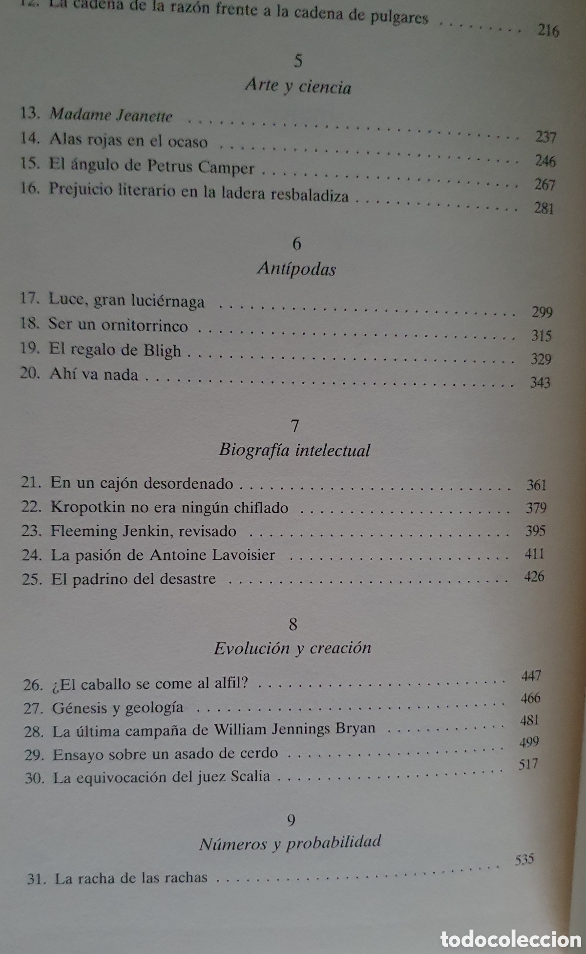 Libros: Stephen jay gould brontosaurus y la nalga del ministro - Foto 4