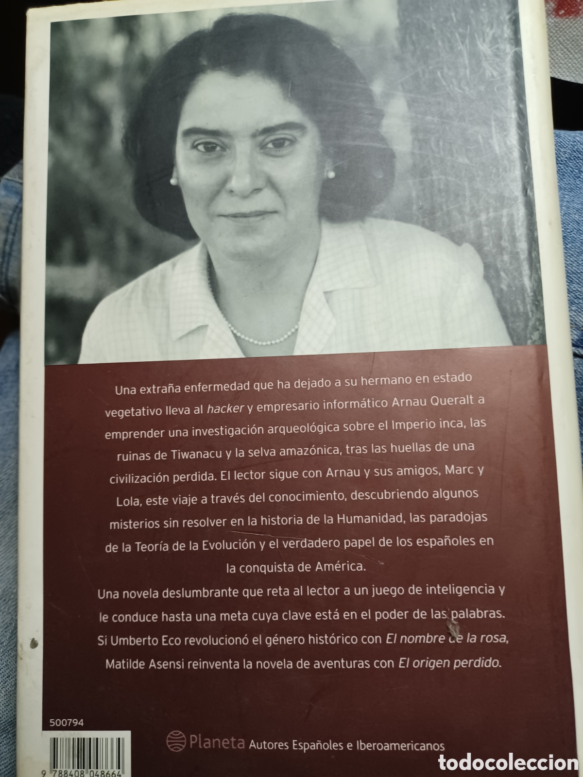 Libros: Barybook C96 El.origen perdido Matilde Asensi - Foto 2
