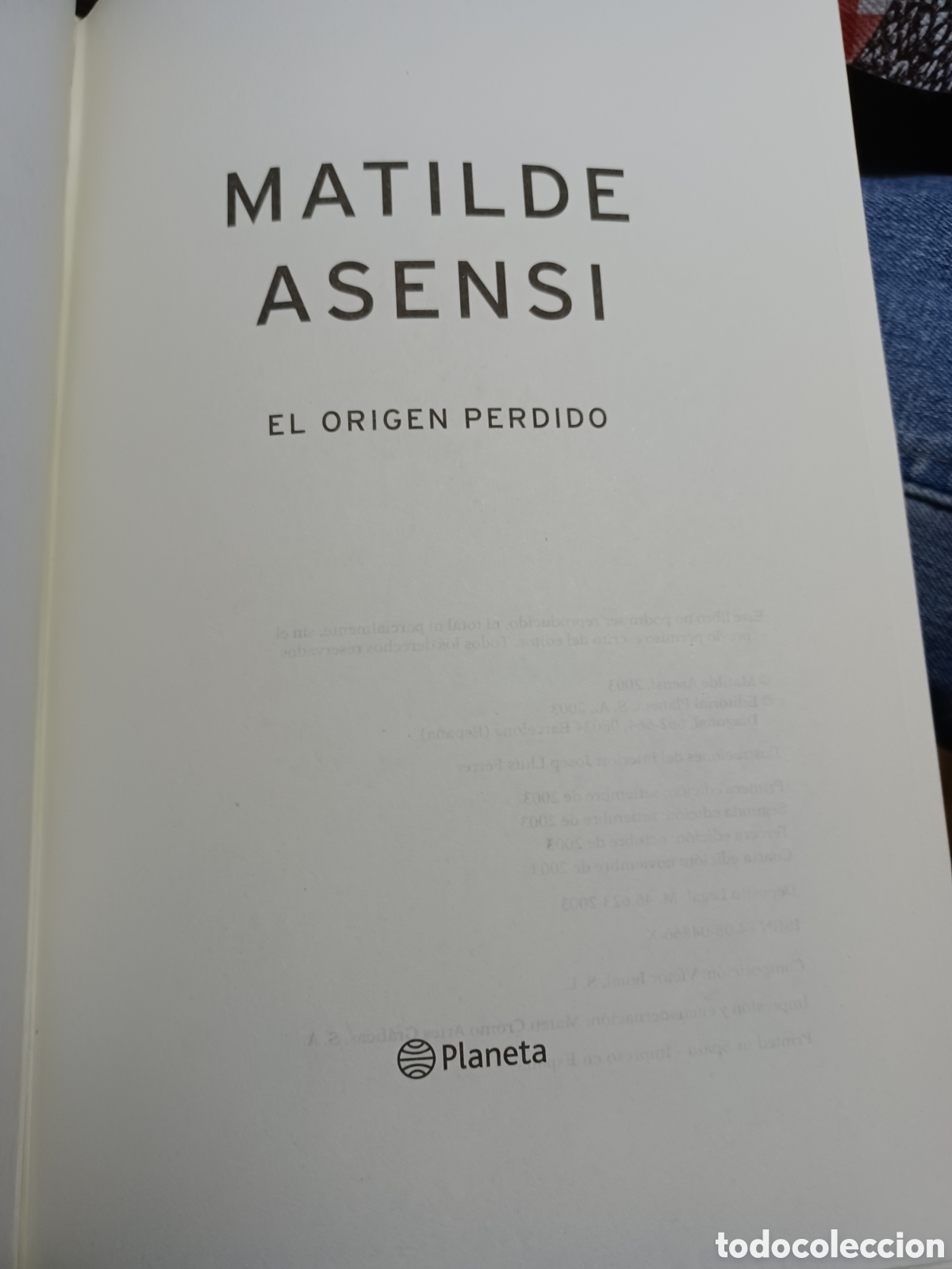 Libros: Barybook C96 El.origen perdido Matilde Asensi - Foto 4