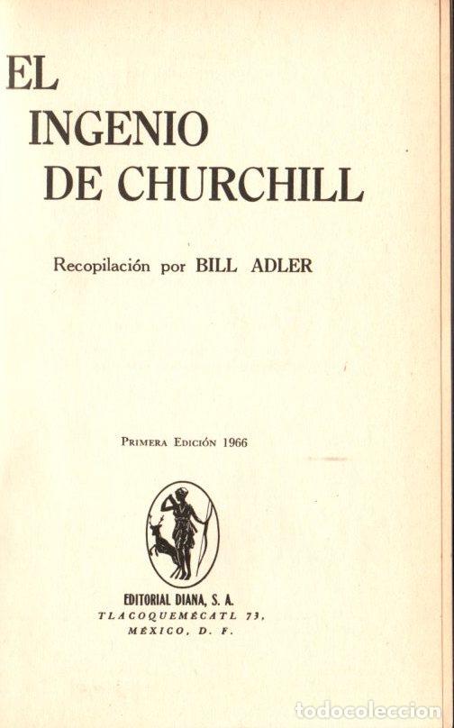 Libros: El ingenio de Churchill - Bill, Adler - Foto 1