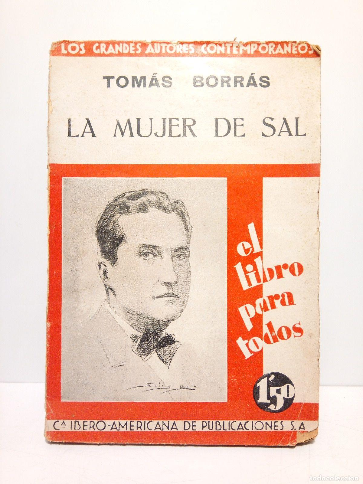 Libros: BORRAS, Tom&aacute;s - La mujer de sal. (novela) - Foto 1