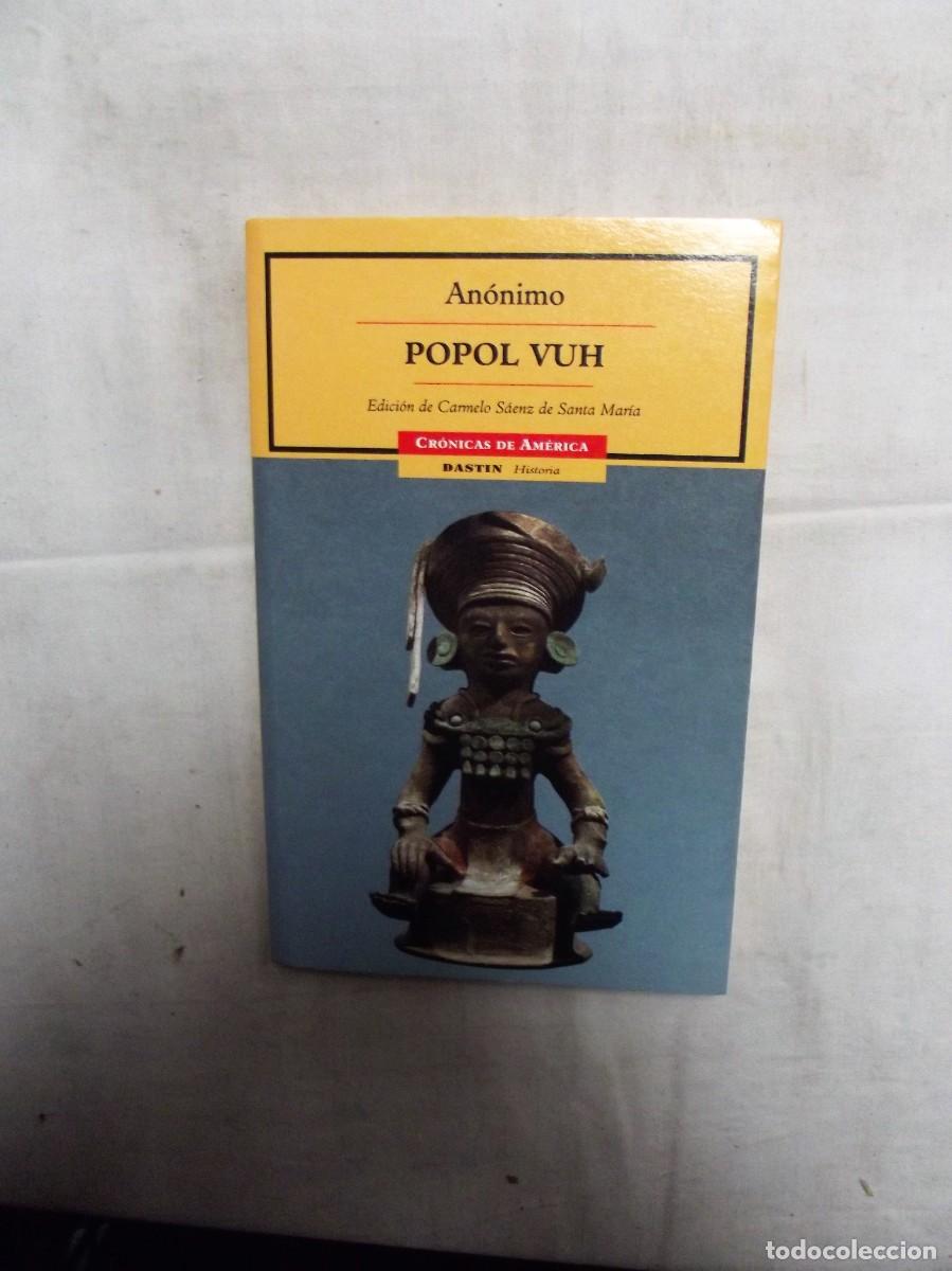 Libros: POPOL VUH ANONIMO EDICION DE CARMELO SAENZ DE SANTA MARIA - Foto 1