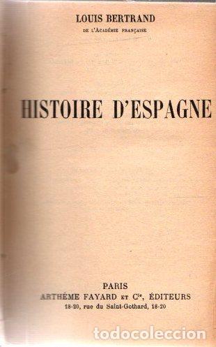 Libros: Histoire DEspagne - Bertrand, Louis - Foto 1