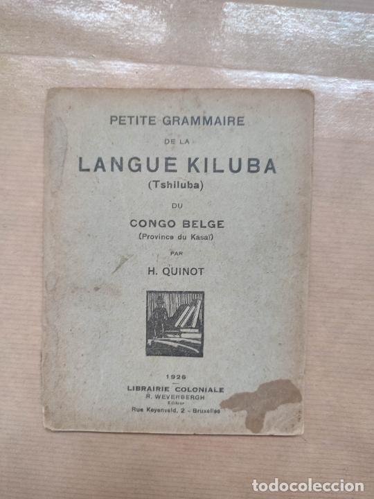 Libros: &rdquo;Petite grammaire de la langue kiluba (tshiluba) du Congo Belge (province du Kasa&iuml;). . ( Tint&iacute;n, Her