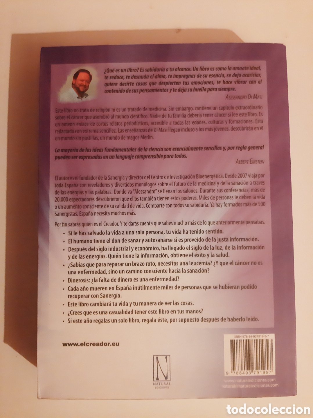 Libros: EL CREADOR, SANERG&Iacute;A - Alessandro di Masi - Foto 2