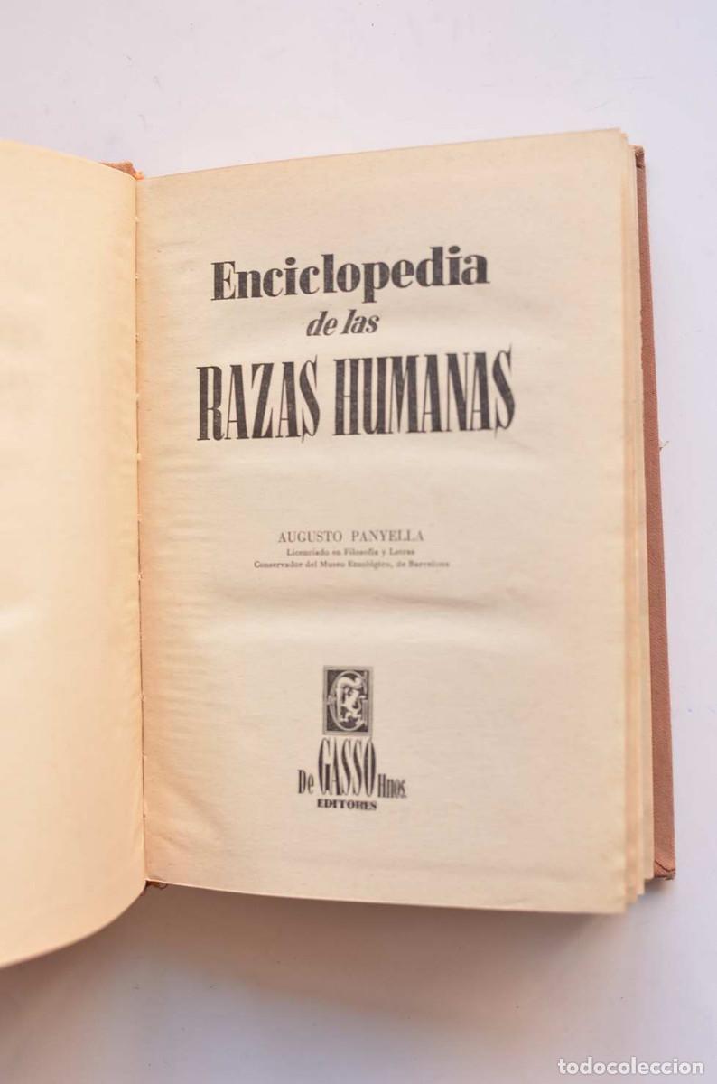 Libros: Enciclopedia de las razas humanas - PANYELLA, Augusto - Foto 2