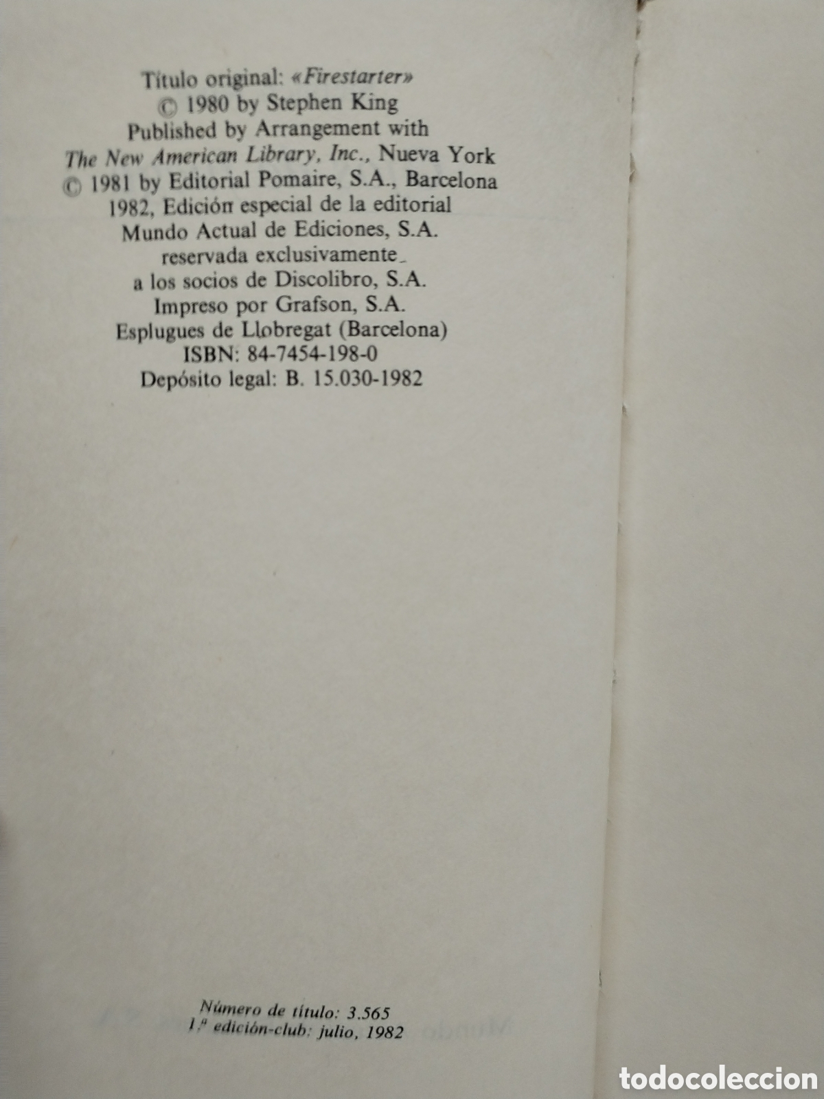 Libros: Ojos de fuego - Stephen King - Foto 2