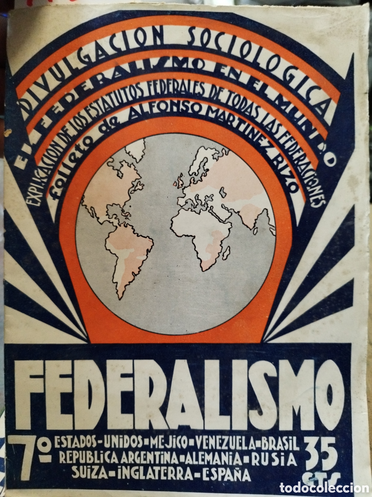 Livres: FEDERALISMO.Explicaci&oacute;n de los estatutos federales de todas las federaciones - MARTINEZ RIZO,Alfonso