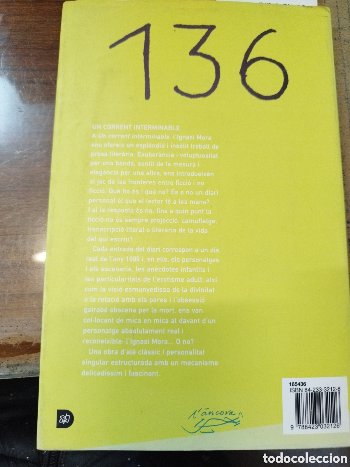 Libros: UN CORRENT INTERMINABLE - MORA,Ignasi - Foto 2
