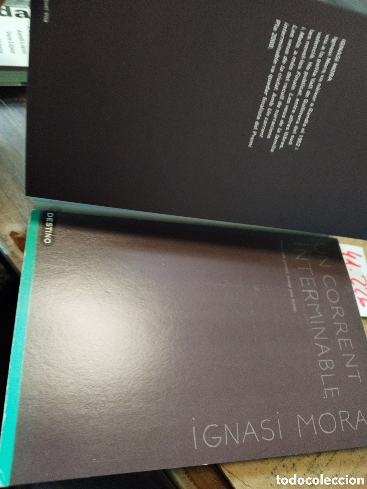 Libros: UN CORRENT INTERMINABLE - MORA,Ignasi - Foto 3