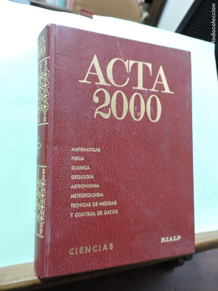 Libros: Acta 2000. N&ordm;7. Ciencias. Ed. Rialp. Madrid, 1978. - Foto 1
