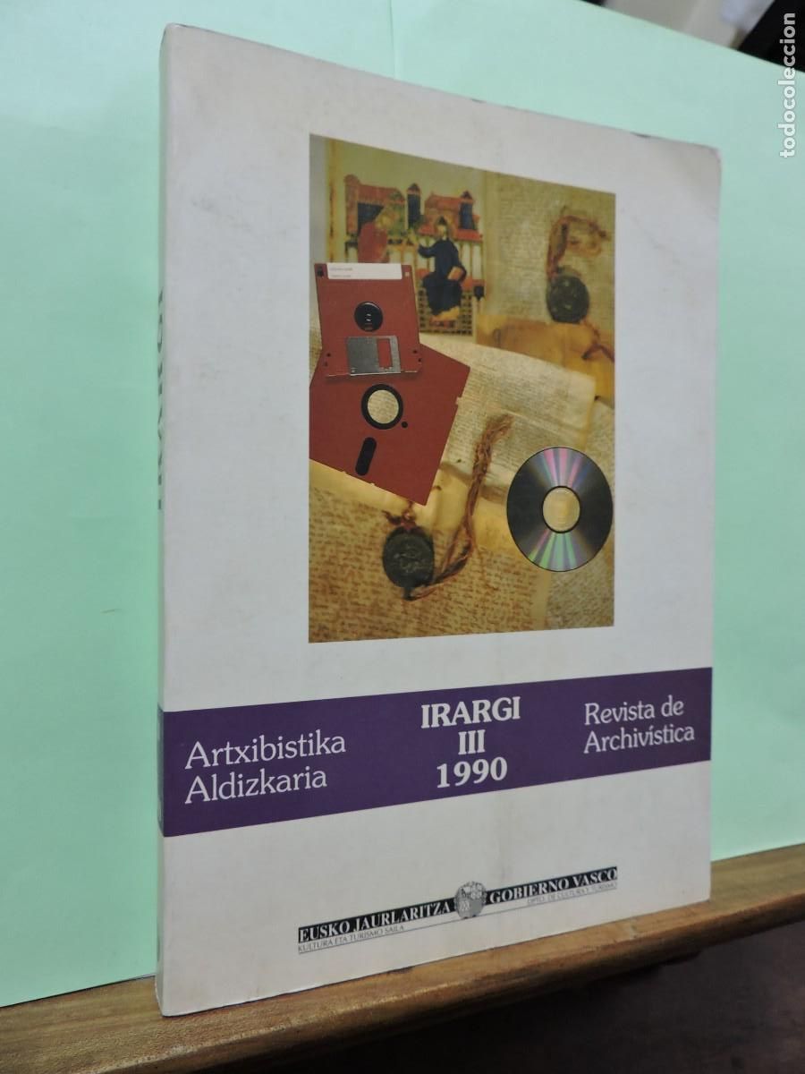 Libros: Irargi III 1990. Revista de Archiv&iacute;stica. Gobierno Vasco, Departamento de Cultura y Turismo.