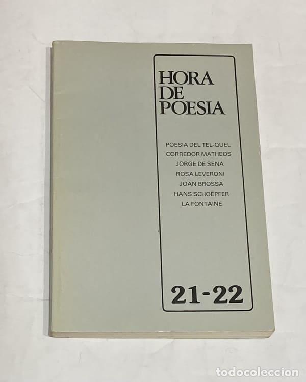 Libros: VVAA. - Hora de poes&iacute;a. N&ordm;21-22. - Foto 1