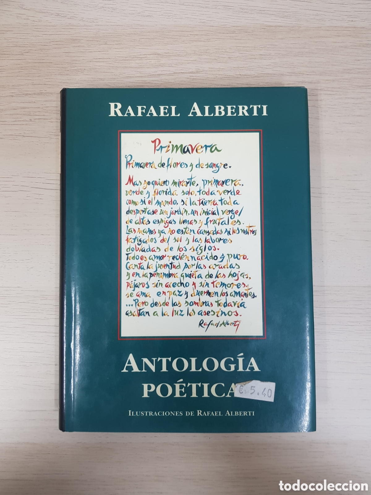 Libros: ANTOLOG&Iacute;A PO&Eacute;TICA RAFAEL ALBERTI - Foto 1