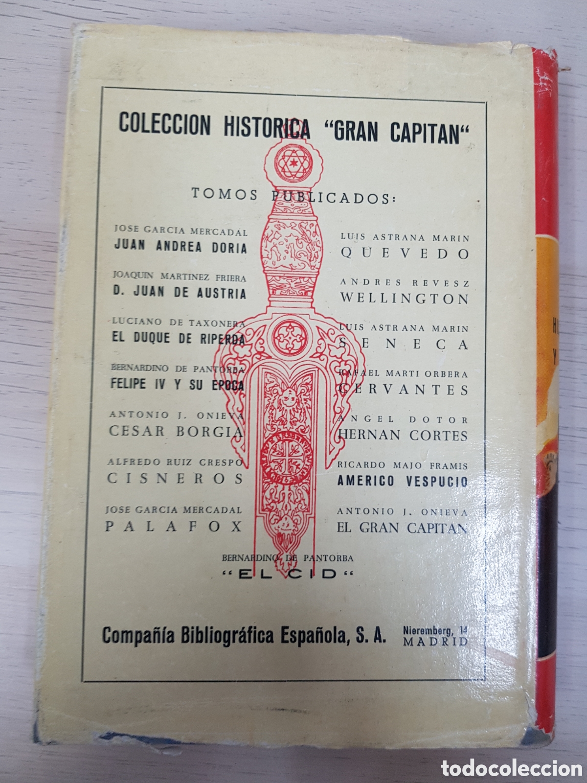 Libros: HISTORIA Y F&Aacute;BULA DEL CID - PANTORBA, BERNARDINO - Foto 2
