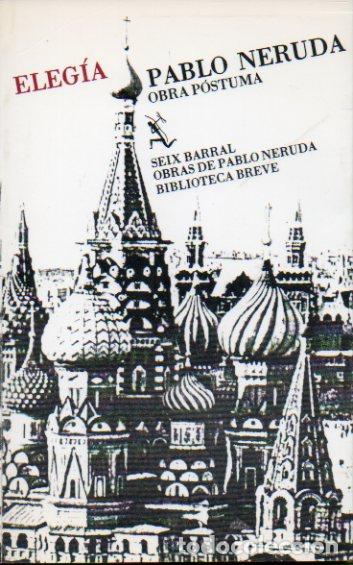 Libros: ELEG&Iacute;A. Obra P&oacute;stuma. 2&ordf; ed. - Foto 1