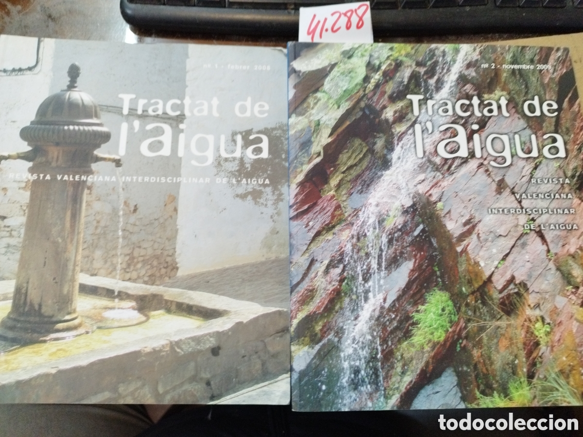 Libros: TRACTAT DE L AIGUA N&ordm; 1 y N&ordm; 2 - REVISTA VALENCIANA INTERDISCIPLINAR DE L AIGUA