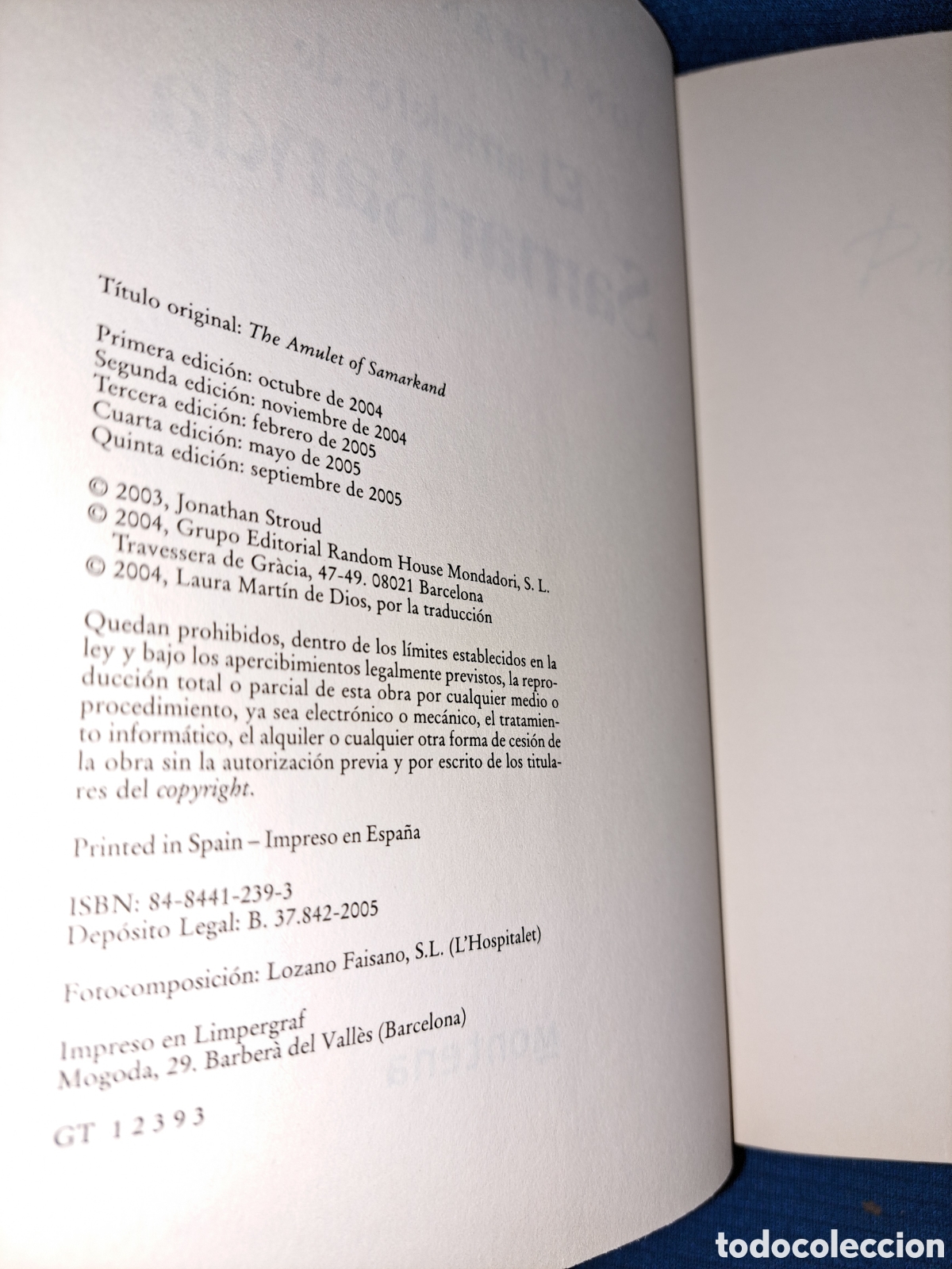 Libros: EL AMULETO DE SAMARKANDA. JONATHAN STROUND - Foto 2