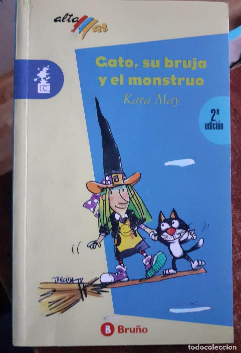 Libros: Gato, su bruja y el monstruo - Kara May - Foto 1