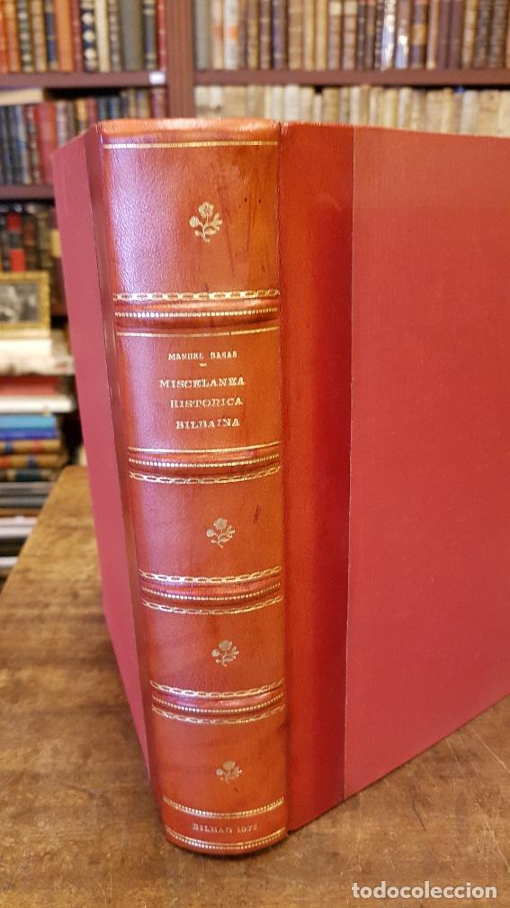 Libros: MISCELANEA HISTORICA BILBAINA. - BASAS FERNANDEZ, Manuel. - Foto 1