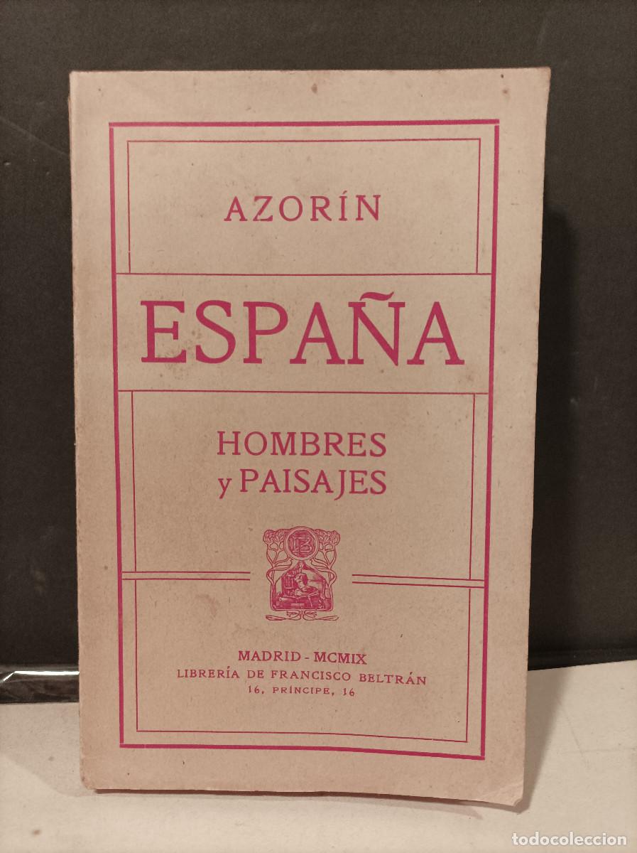 Libros: AZOR&Iacute;N.- - Espa&ntilde;a. Hombres y paisajes. - Foto 1