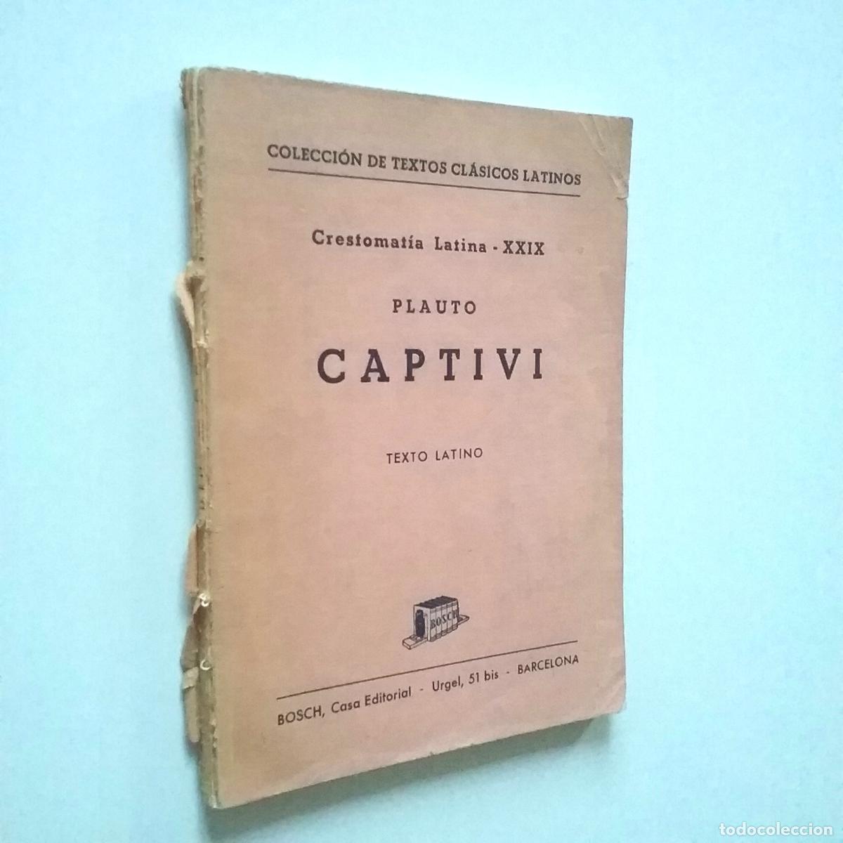 Libros: Plauto - Captivi (Texto latino) - Foto 1