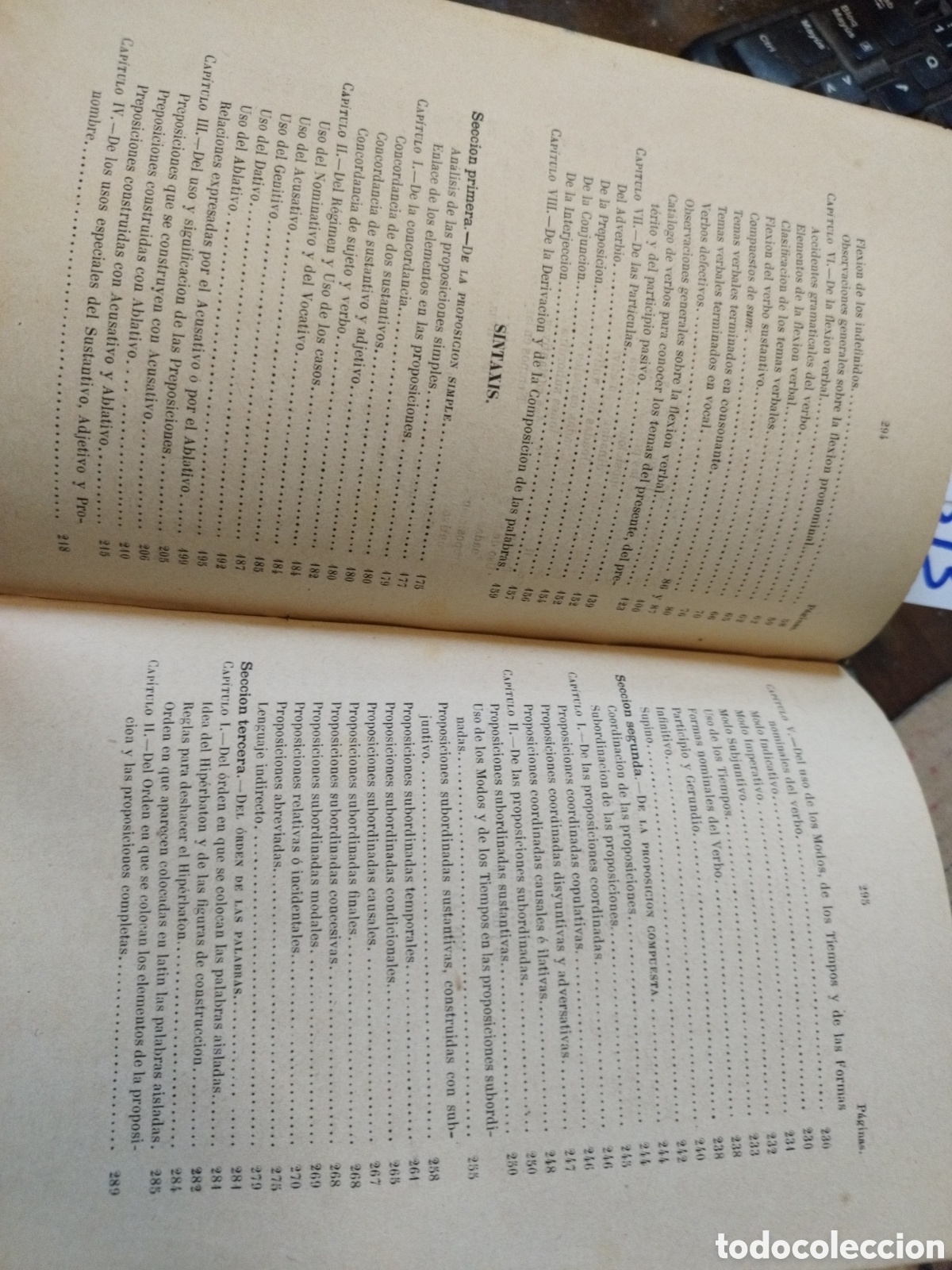 Libros: ELEMENTOS DE GRAMATICA LATINA. A&ntilde;o 1884 - MENDEZ CABALLERO,Eugenio - Foto 6