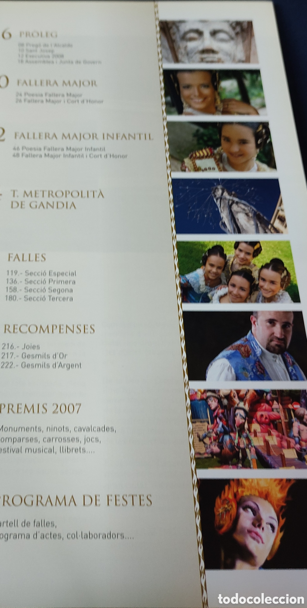 Libros: FOC I FLAMA FALLAS DE GANDIA 2008 - Foto 3