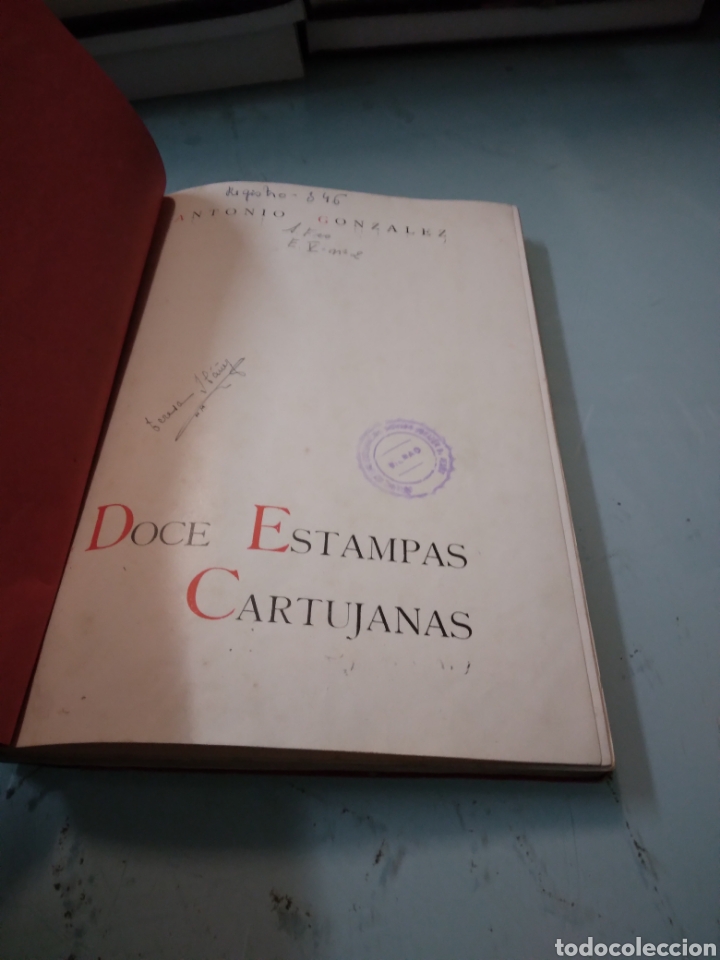 Libros: Antonio Gonz&aacute;lez, Doce estampas cartujanas - Foto 2