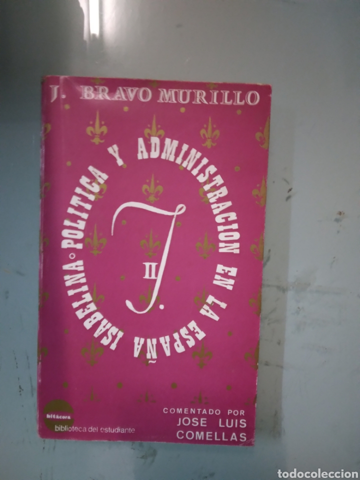 Libros: J.Bravo Murillo, Pol&iacute;tica y administraci&oacute;n en la Espa&ntilde;a Isabelina