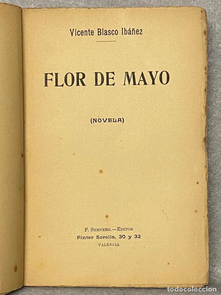Libros: FLOR DE MAYO. 1&ordf; ed. en libro. - BLASCO IBA&Ntilde;EZ, VICENTE. - Foto 2