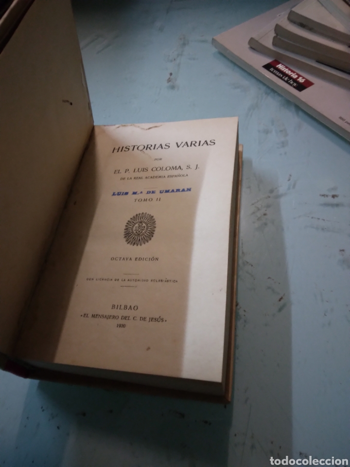 Libros: Luis Coloma, Historias varias,1920 - Foto 2