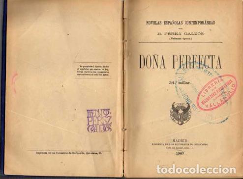 Libros: DO&Ntilde;A PERFECTA. - P&Eacute;REZ GALD&Oacute;S, B. - Foto 1