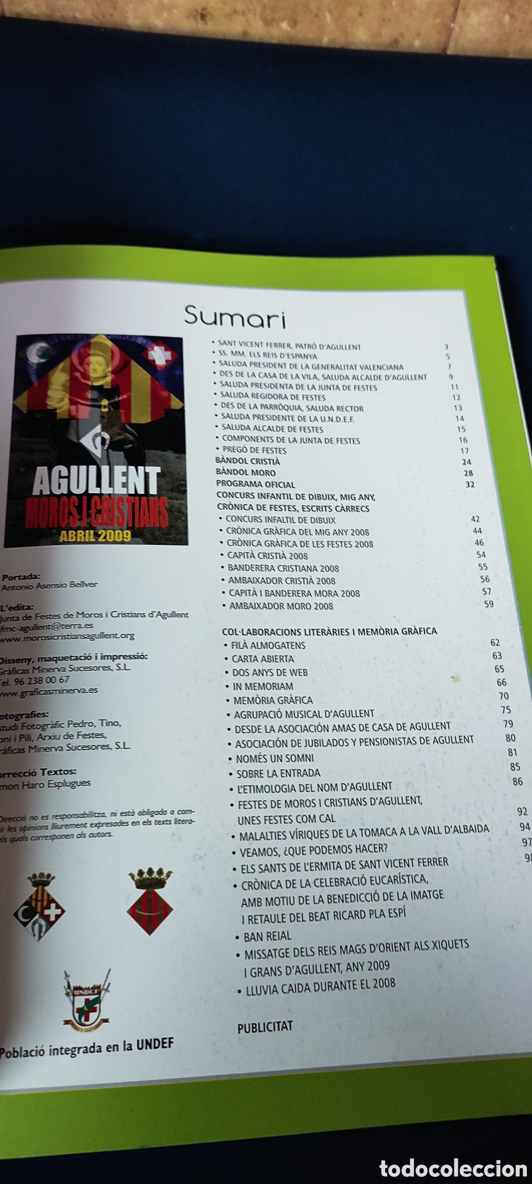 Libros: AGULLENT MOROS I CRISTIANS 2007 - Foto 3