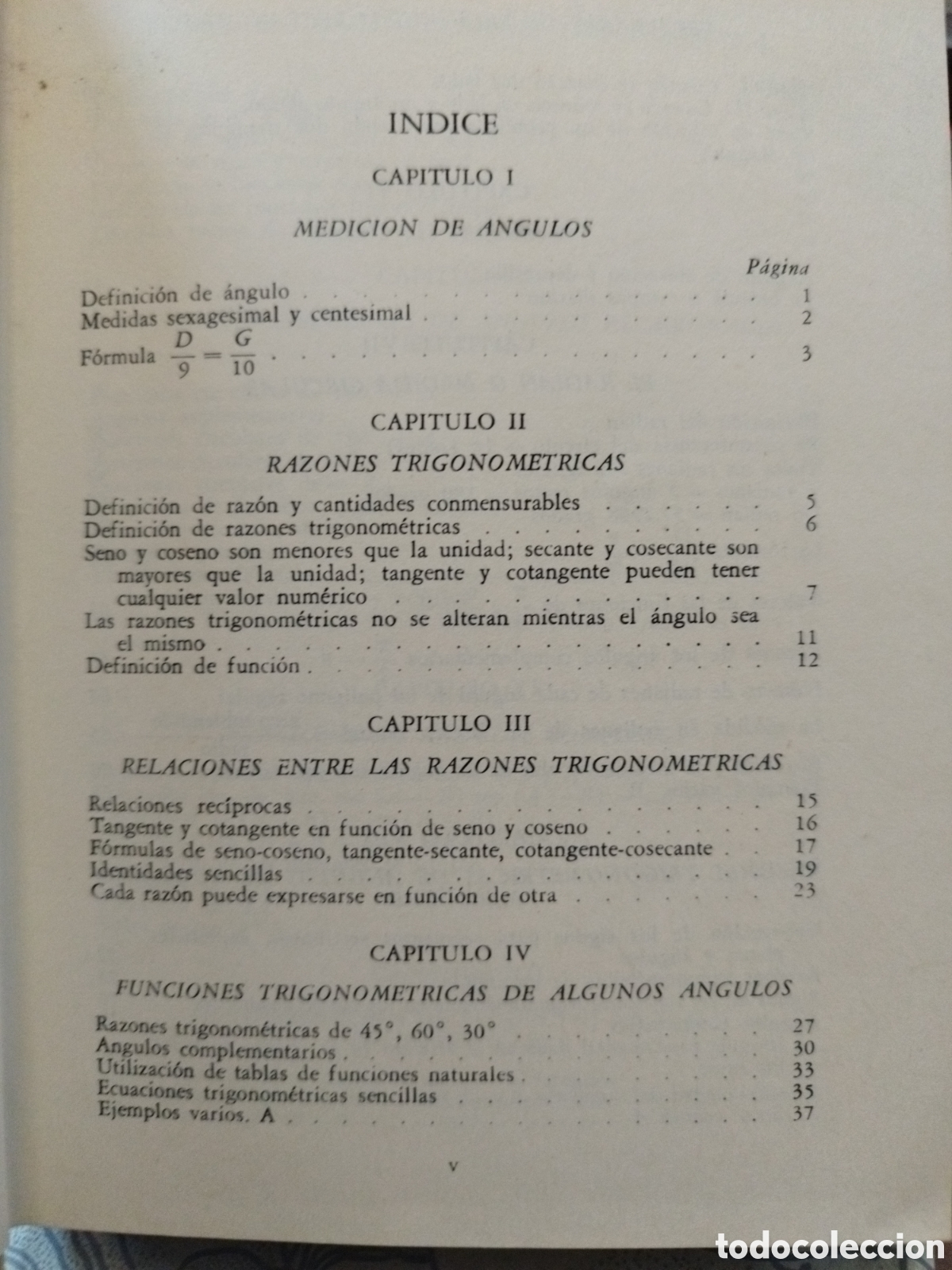 Libros: TRIGONOMETRIA ELEMENTAL - HALL,H.S.y KNIGHT,S.R. - Foto 4